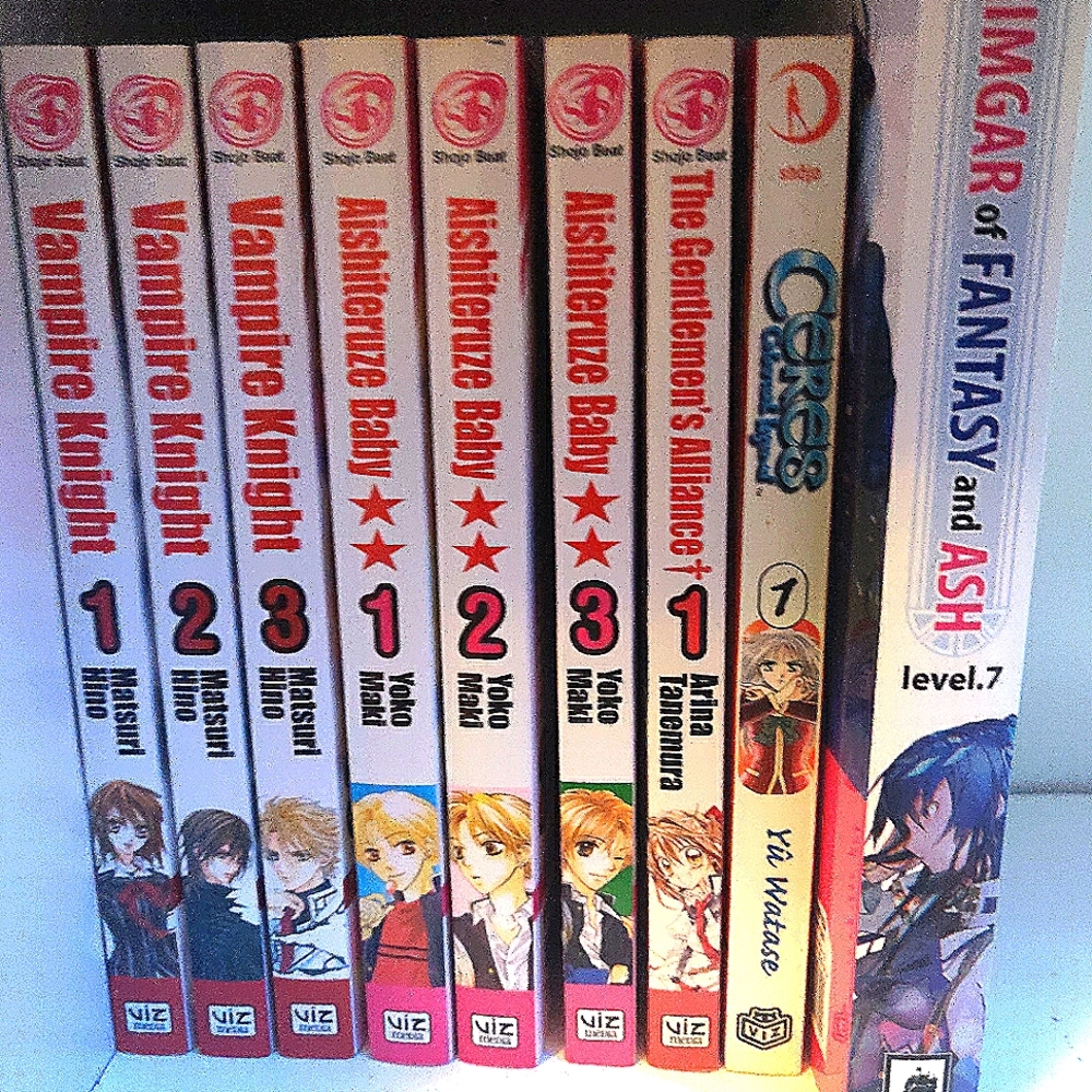 anime manga book lot